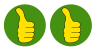 2Daumen mit kreis 2Daumen mit kreis